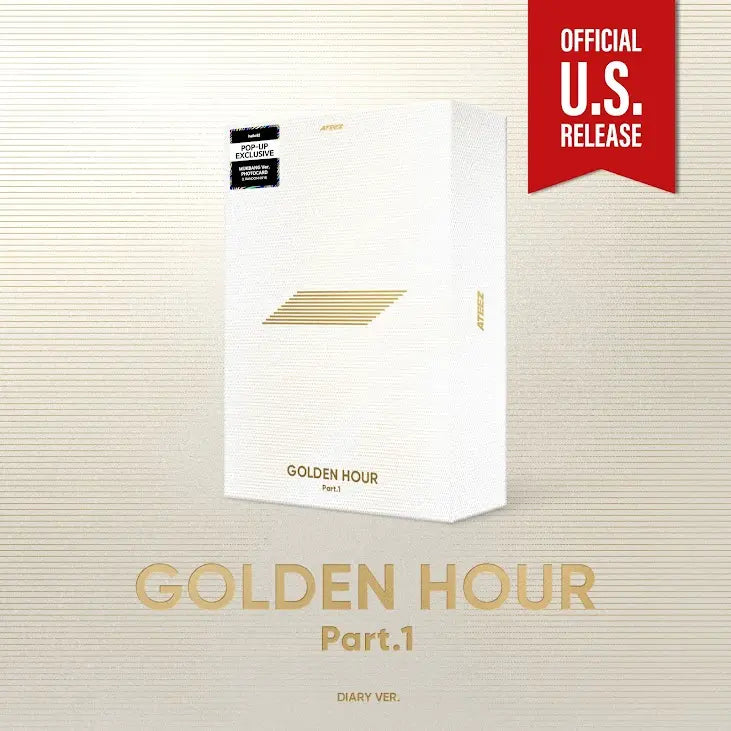 [Pre-Order] ATEEZ 10th Mini Album - GOLDEN HOUR : Part.1 (U.S. Ver.)