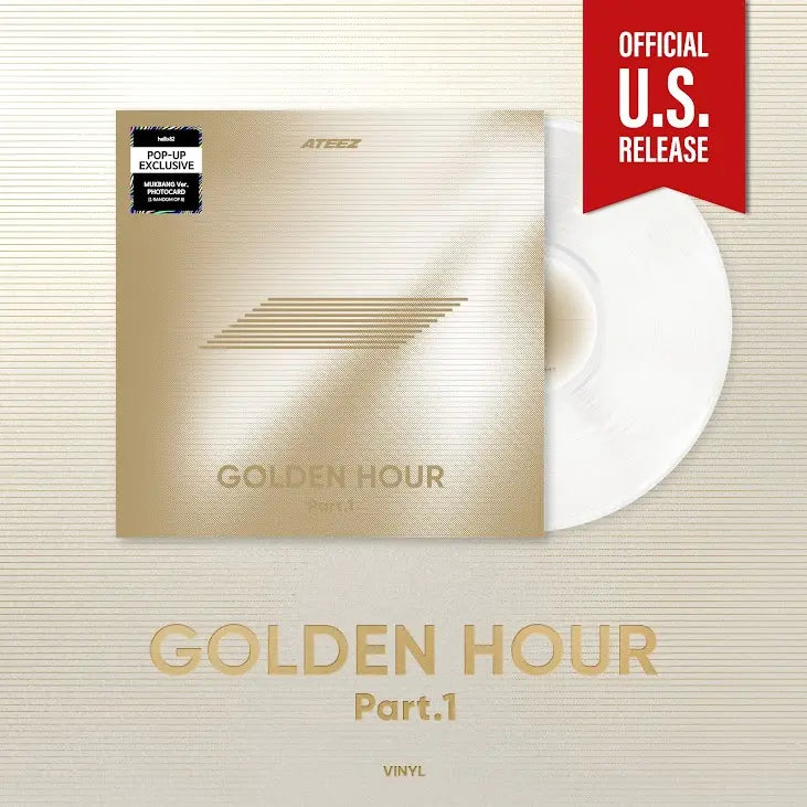 ATEEZ 10th Mini Album - GOLDEN HOUR : Part.1 (Vinyl Ver.) (U.S. Ver.)