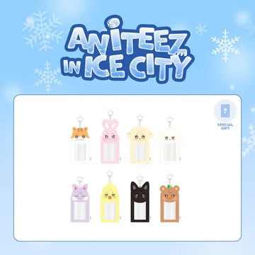 ATEEZ ANITEEZ In Ice City Official Merchandise - Photocard Holder Keyring + Photocard