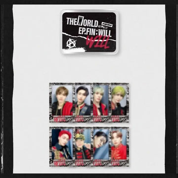 ATEEZ THE WORLD EP.FIN : WILL Official Merchandise - Tin Case Instant Photo Set