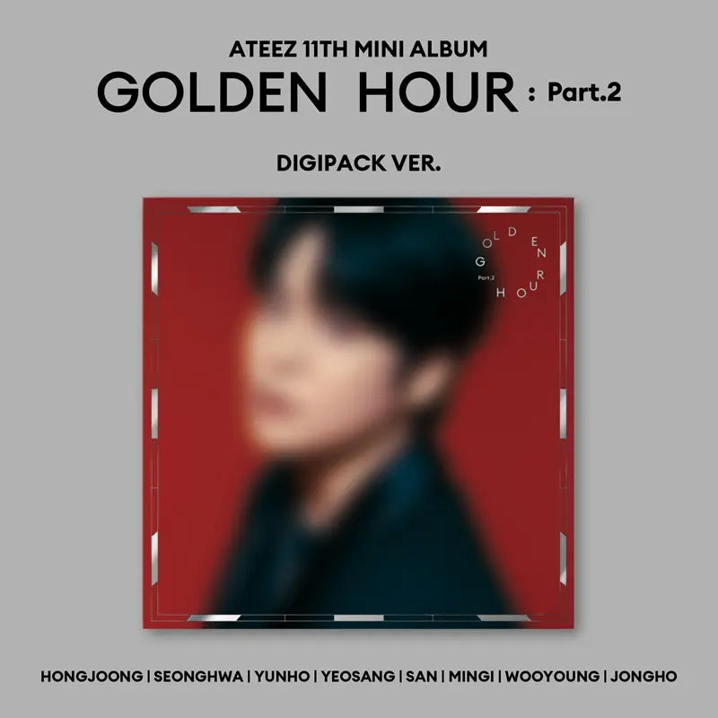 ATEEZ 11th Mini Album - GOLDEN HOUR : Part.2 (Digipack Ver.) + ATEEZ 11th Mini Album - GOLDEN HOUR : Part.2 (Digipack Ver.) +