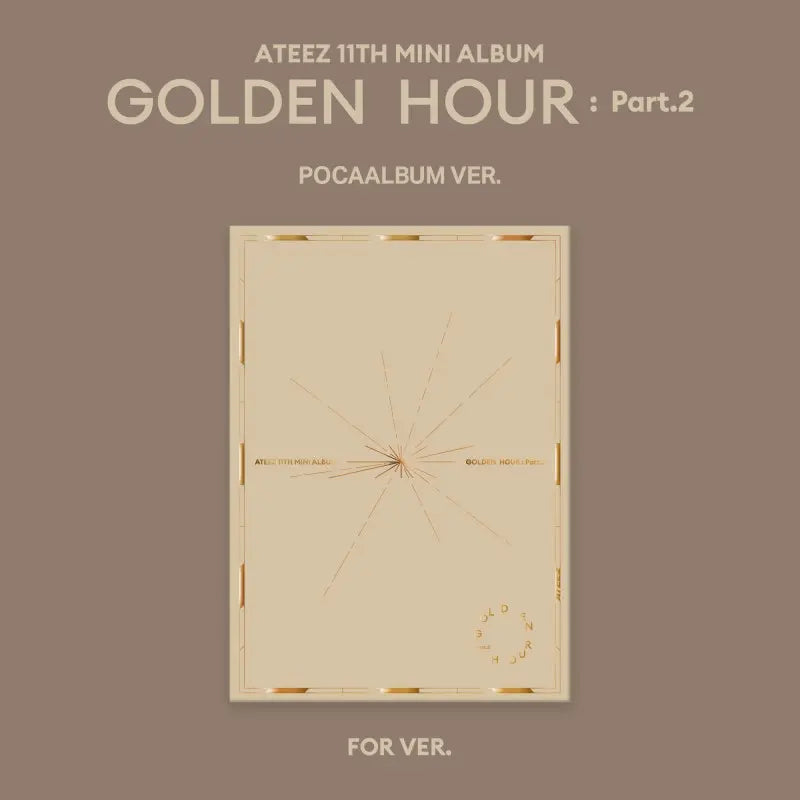 ATEEZ 11th Mini Album - GOLDEN HOUR : Part.2 (Poca Album) +