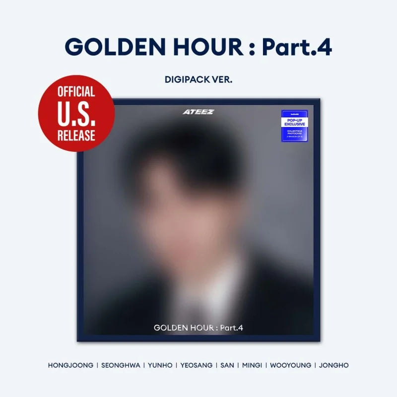 ATEEZ 13th Mini Album - GOLDEN HOUR : Part 4 (Digipack Ver ATEEZ 13th Mini Album - GOLDEN HOUR : Part 4 (Digipack Ver