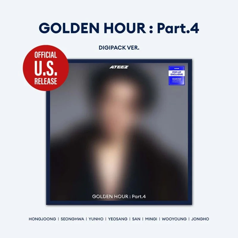 未開封 ATEEZ GOLDENHOUR Part.4 デジパック 8形態　x2 ATEEZ GOLDEN HOUR Part.4 DIGIPACK 8形態セット - メルカリ