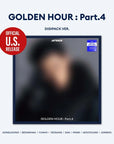 ATEEZ 13th Mini Album - GOLDEN HOUR : Part 4 (Digipack Ver.) hello82 POP-UP Exclusive