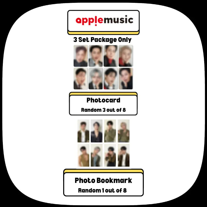 ATEEZ 14th Mini Album - GOLDEN HOUR : Part 5 + APPLEMUSIC ATEEZ 14th Mini Album - GOLDEN HOUR : Part 5 + APPLEMUSIC