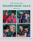 [Pre-Order] ATEEZ 14th Mini Album - GOLDEN HOUR : Part 5 (Digipack Unit Ver.) + APPLEMUSIC Photocard