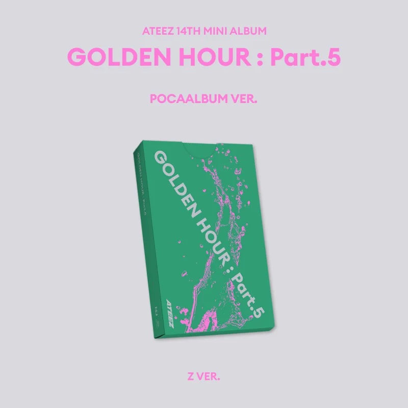 Pre-Order] ATEEZ 14th Mini Album - GOLDEN HOUR : Part 5 (Poca