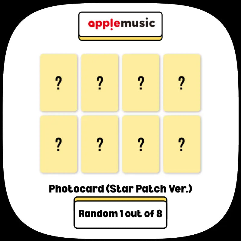 [Pre-Order] ATEEZ 15th Mini Album - GOLDEN HOUR : Part.6 + APPLEMUSIC Photocard