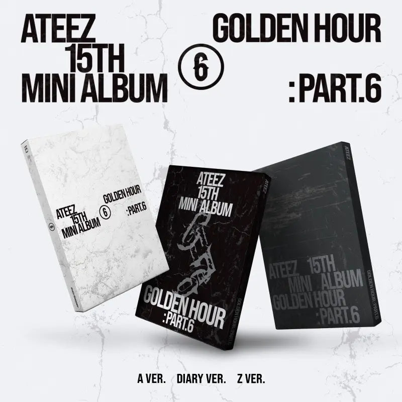 [Pre-Order] ATEEZ 15th Mini Album - GOLDEN HOUR : Part.6