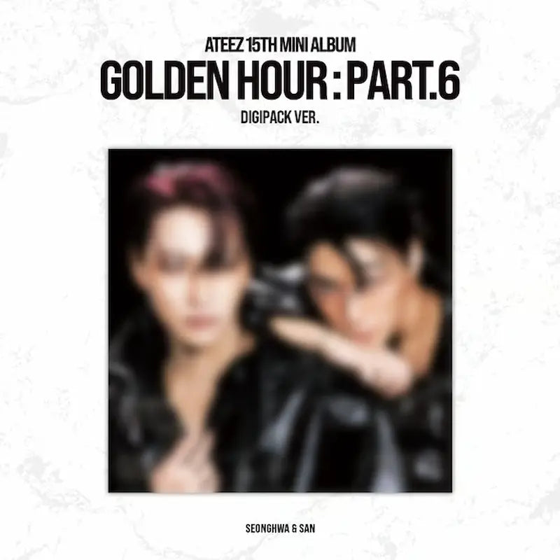 [Pre-Order] ATEEZ 15th Mini Album - GOLDEN HOUR : Part.6 (Digipack Unit Ver.) + TOKTOQ Photocard
