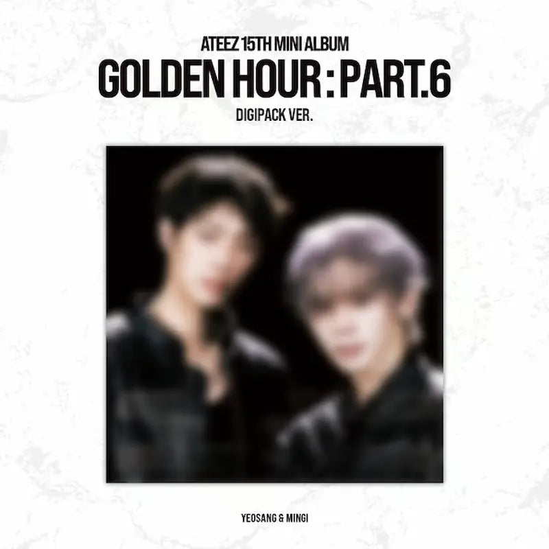 [Pre-Order] ATEEZ 15th Mini Album - GOLDEN HOUR : Part.6 (Digipack Unit Ver.) + TOKTOQ Photocard