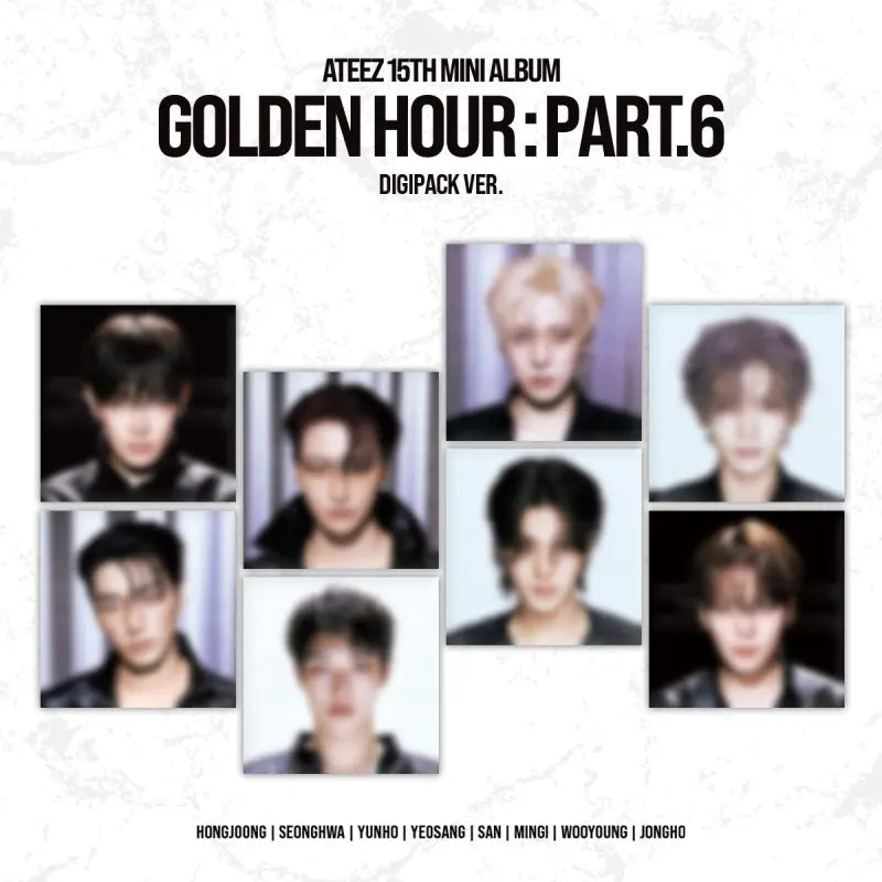 [Pre-Order] ATEEZ 15th Mini Album - GOLDEN HOUR : Part.6 (Digipack Ver.)