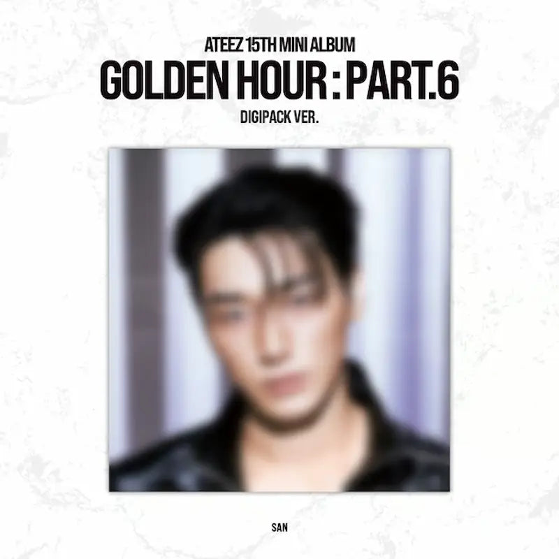 [Pre-Order] ATEEZ 15th Mini Album - GOLDEN HOUR : Part.6 (Digipack Ver.)