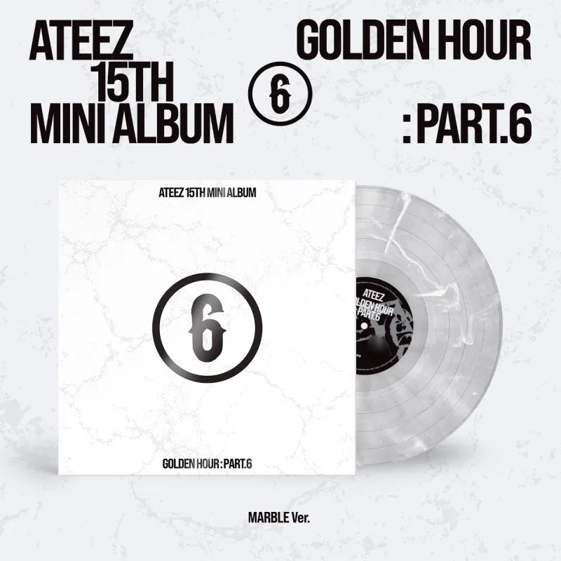 [Pre-Order] ATEEZ 15th Mini Album - GOLDEN HOUR : Part.6 (Marble Ver.)