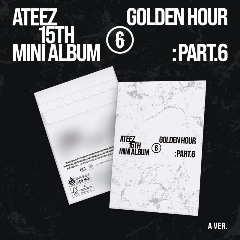 [Pre-Order] ATEEZ 15th Mini Album - GOLDEN HOUR : Part.6 (Poca Album Ver.) + TOKTOQ Photocard