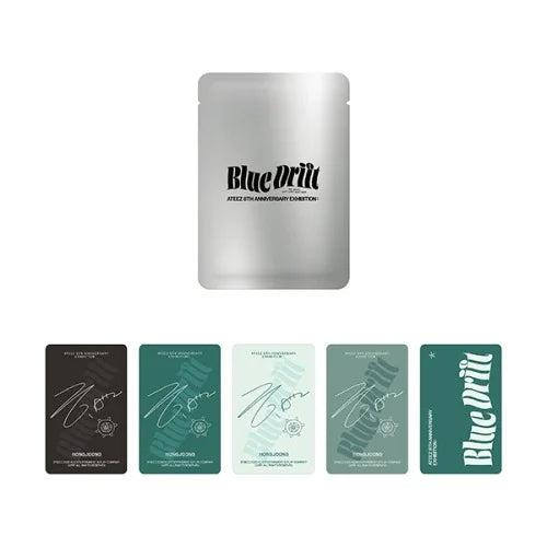 [Pre-Order]  ATEEZ 8th Anniversary Blue Drift Official Merchandise - Random Photocard Pack