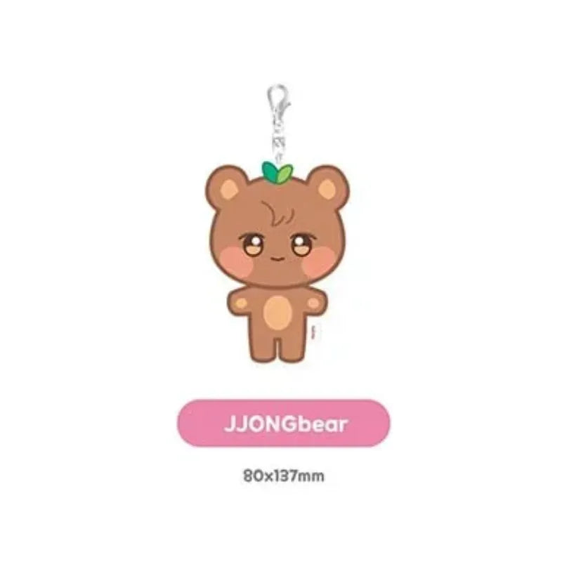 ATEEZ ANITEEZ IN COLOR Official Merchandise - Plush Keyring