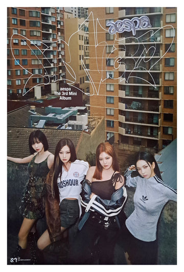 aespa 3rd Mini Album MY WORLD (Tabloid Ver.) Official Poster - Photo Concept 1