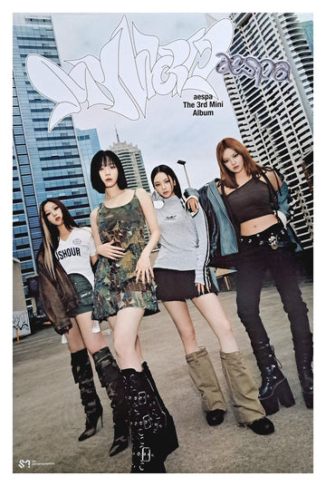 aespa 3rd Mini Album MY WORLD (Tabloid Ver.) Official Poster - Photo Concept 2