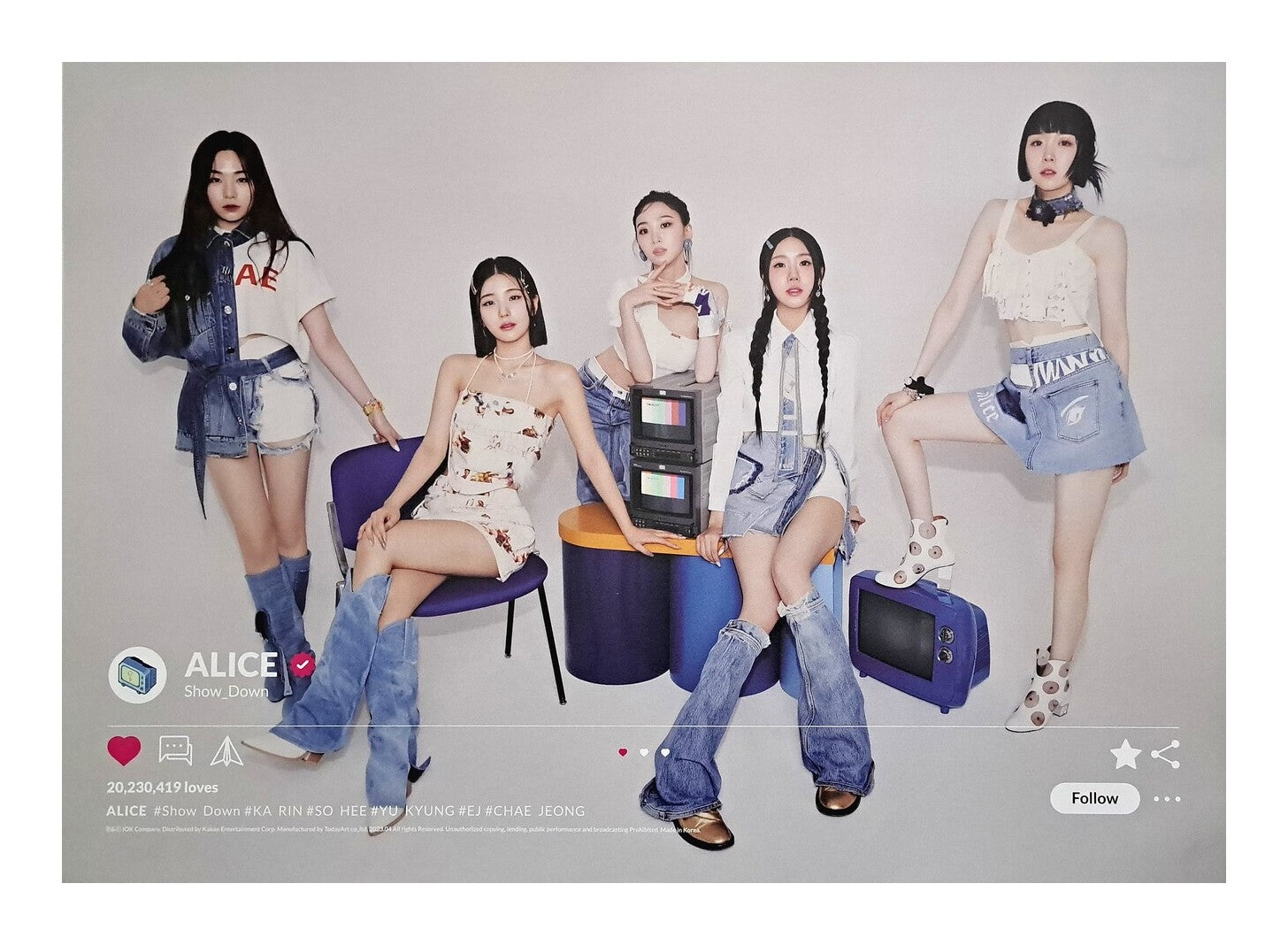 Alice Album Show Down Official Poster - Photo Concept 1