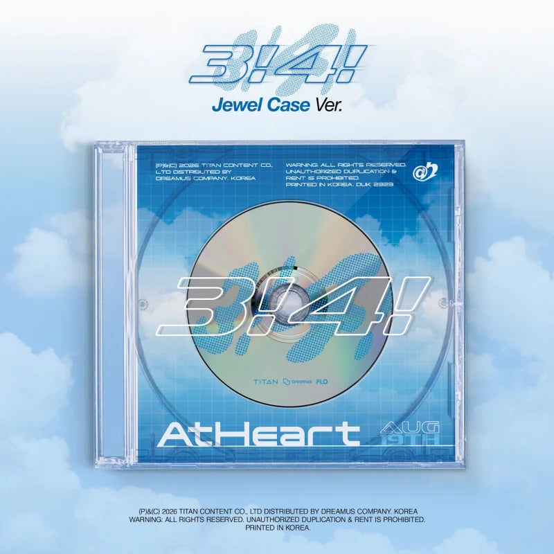 [Pre-Order] AtHeart Single Album - 3!4! (Jewel Case Ver.)