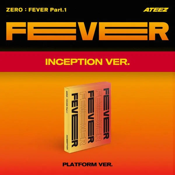 KQ Entertainment ATEEZ - ZERO: FEVER Part.2 (6e Mini Album) Album Gevouwen Poster Extra Fotokaarten Set (A ver KQ Entertainment ATEEZ - ZERO: FEVER Part.2 (6e Mini Album) Album Gevouwen Poster Extra Fotokaarten Set (A ver