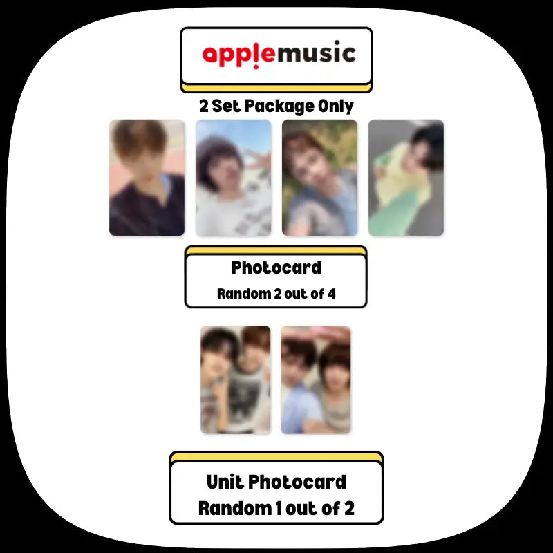 [Pre-Order] AxMxP 2nd Mini Album - HELLO AxMxP + APPLEMUSIC Photocard