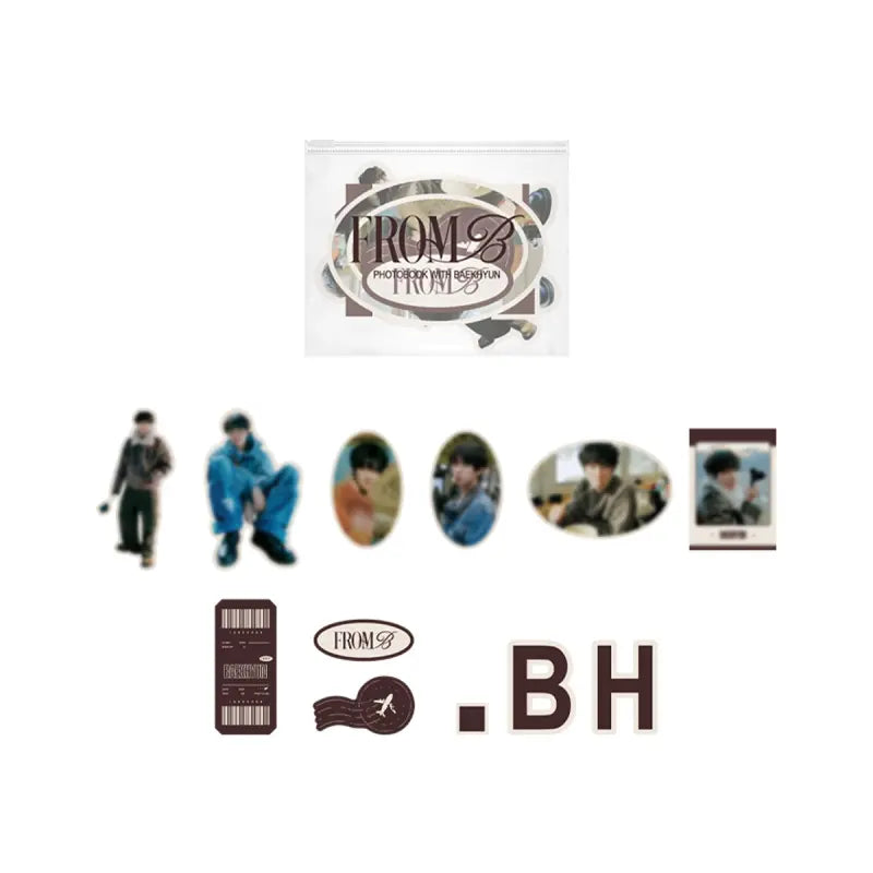 BAEKHYUN FROM B Official Merchandise - Luggage Sticker Set – Choice ...