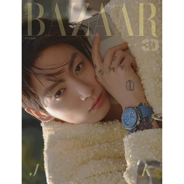[Pre-Order] BAZAAR Magazine 2026-06 [Cover : Jungkook]