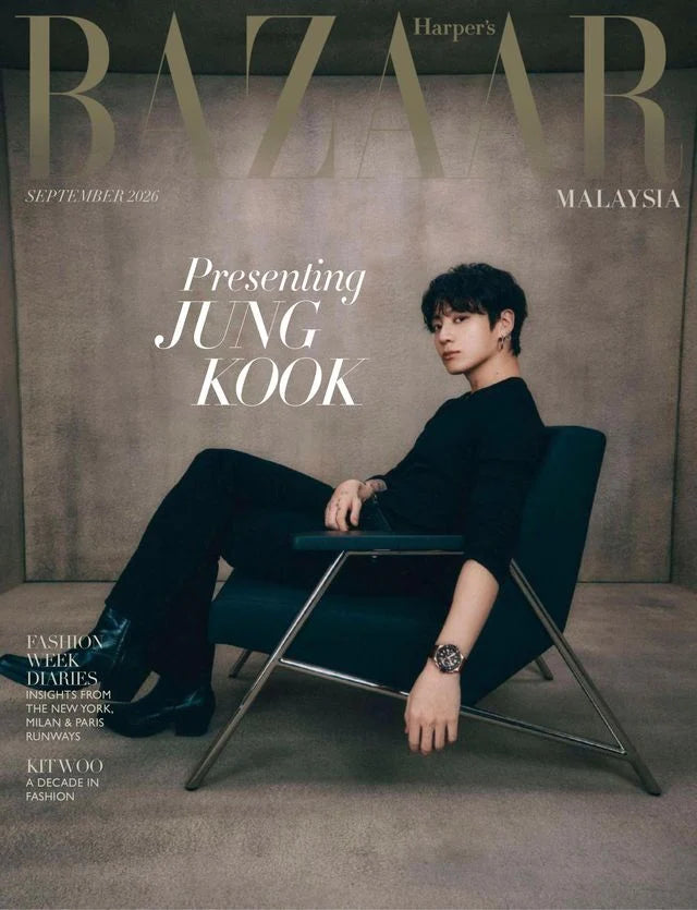 [Pre-Order] BAZAAR Malaysia Magazine 2026-09 [Cover : Jungkook]