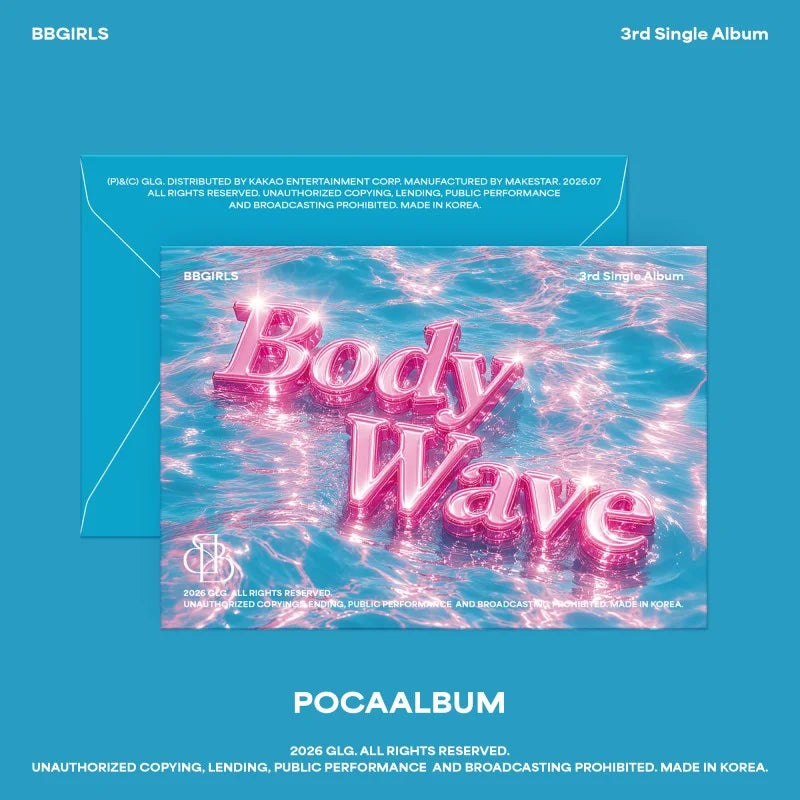 [Pre-Order] BBGIRLS 3rd Single Album - BODY WAVE (Poca Album)