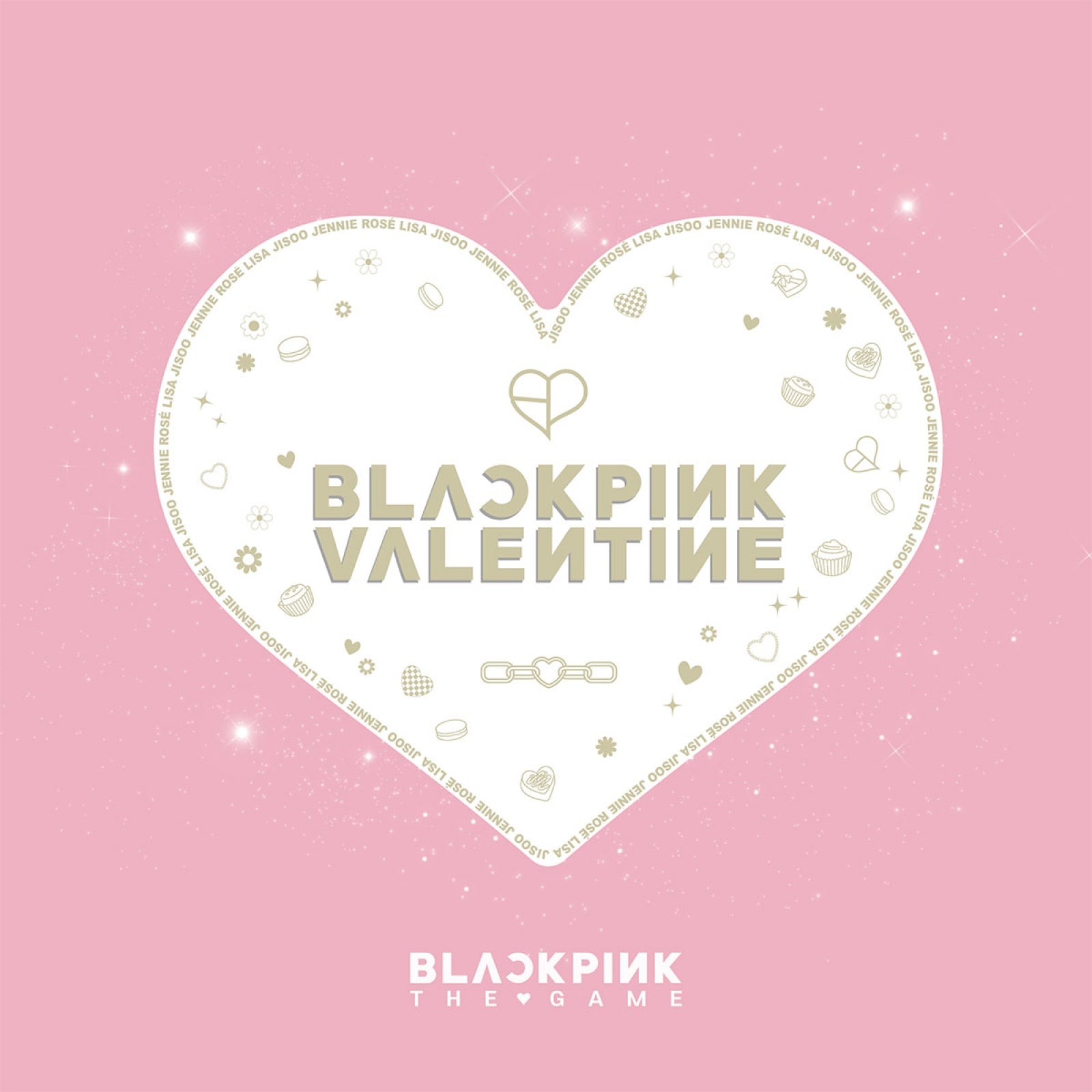 BLACKPINK - THE GAME Photocard Collection - Lovely Valentine Edition