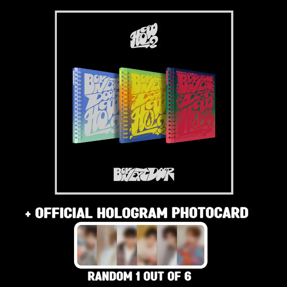 BOYNEXTDOOR 2nd EP Album - HOW? + Hologram Photocard