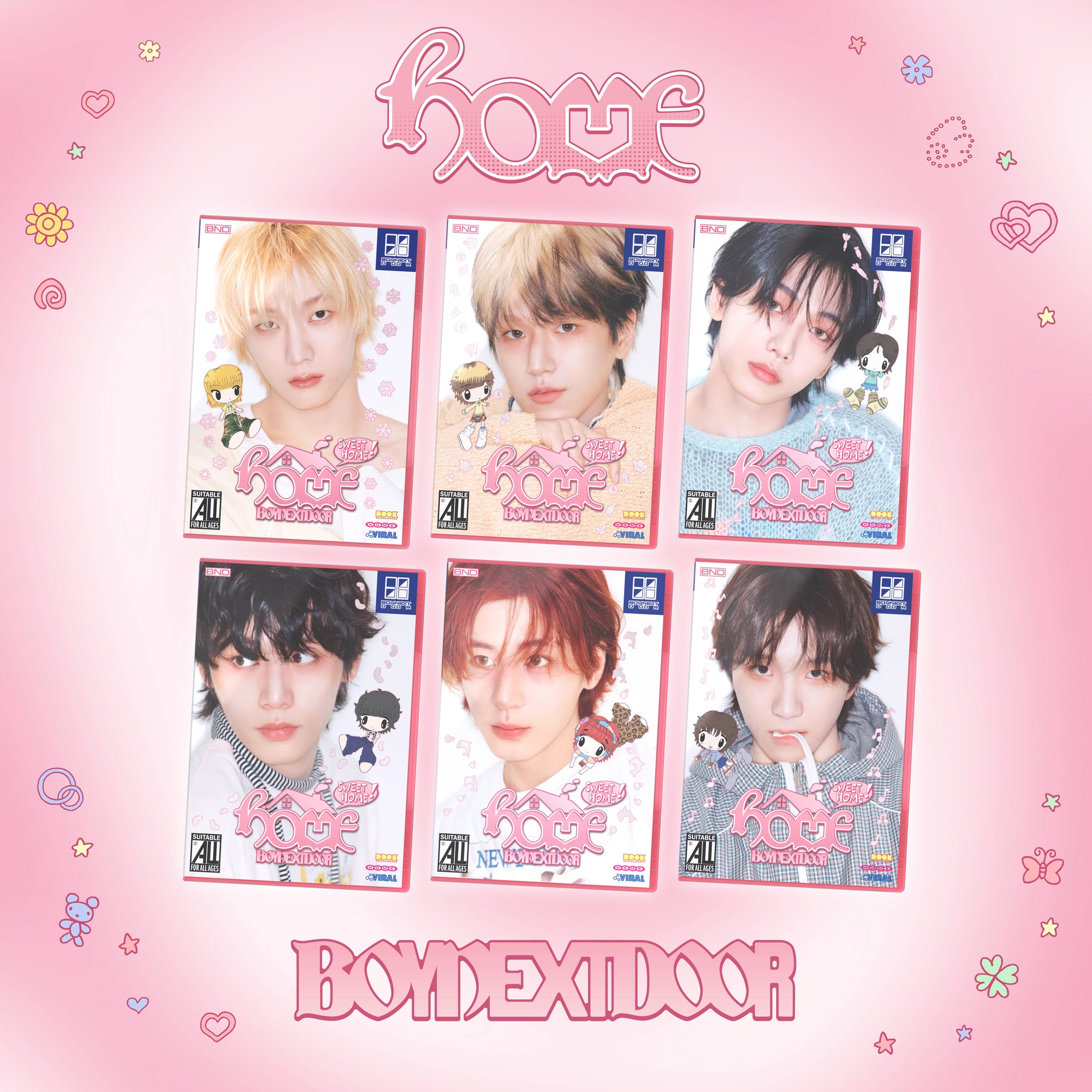 [Pre-Order] BOYNEXTDOOR 1st Album - HOME (Sweet Home Ver.) + APPLEMUSIC Photocard