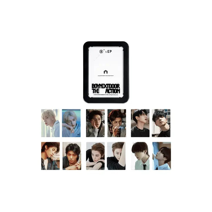 [Pre-Order] BOYNEXTDOOR The Action Official Merchandise - Lenticular Mini Card Tin Case Set