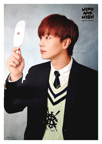 BTOB 12th Mini Album WIND AND WISH (Clover Ver.) Official Poster - Photo Concept Sungjae
