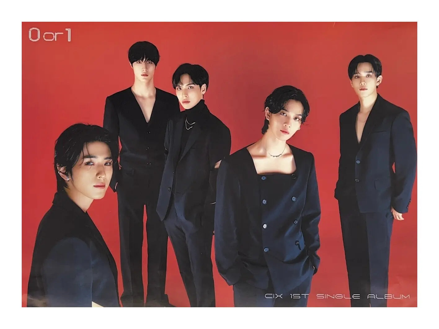 CIX 1st Single Album 0 OR 1 Official Poster - Photo Concept Android