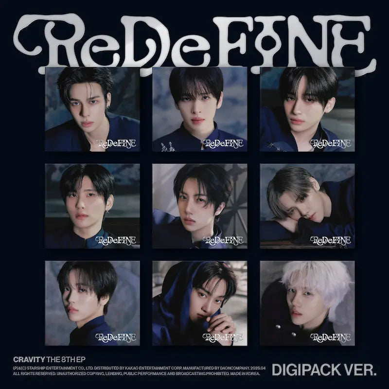 CRAVITY 8th EP Album - ReDeFINE (Digipack Ver.)
