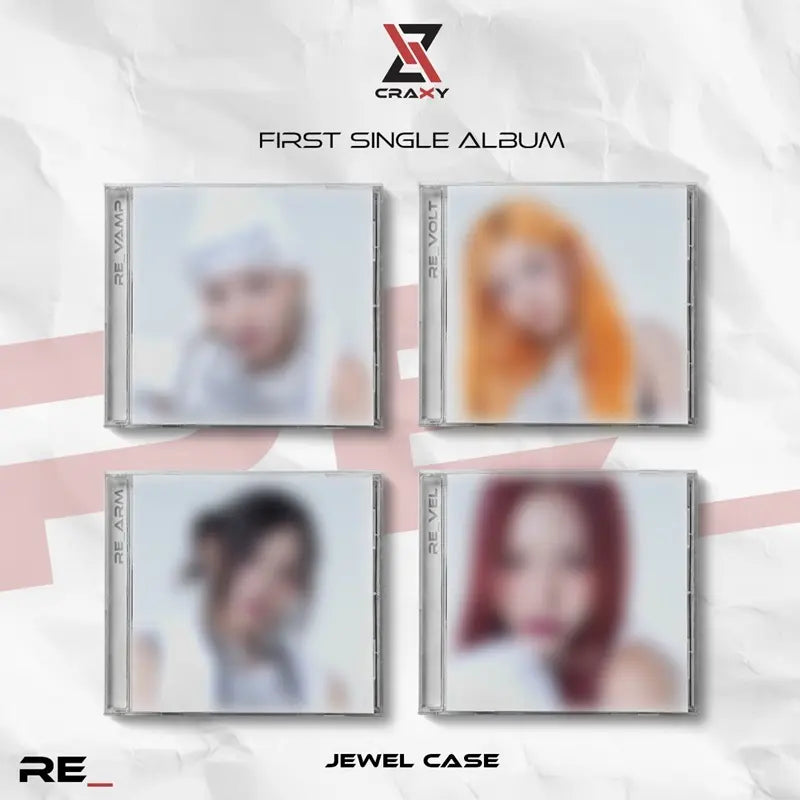 CRAXY 1st Single Album - RE_ (Jewel Case Ver.)