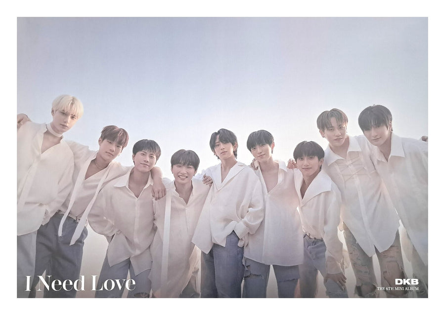 DKB 6th Mini Album I Need Love Official Poster - Photo Concept 2