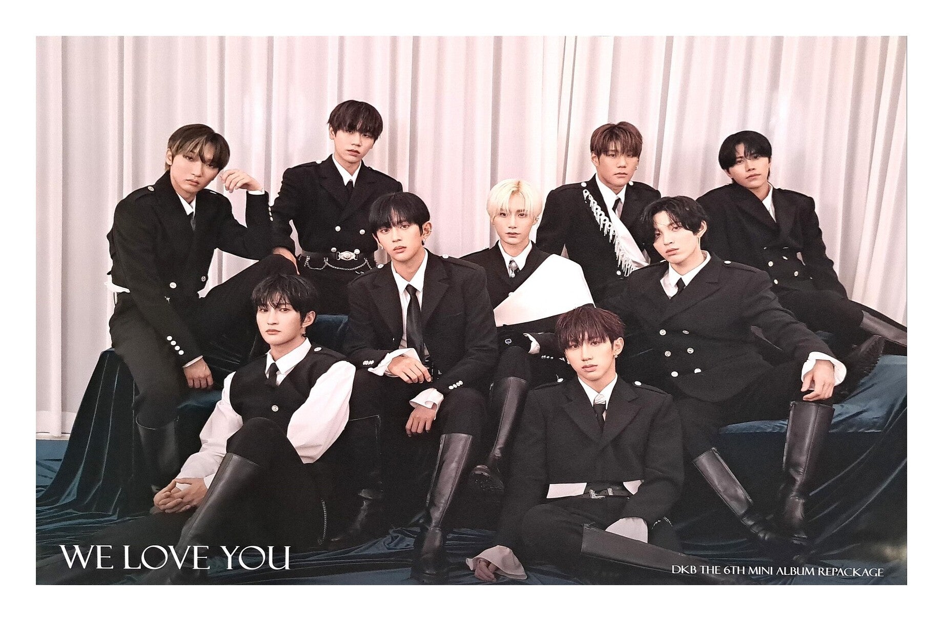 DKB 6th Mini Album We Love You Official Poster - Photo Concept Night
