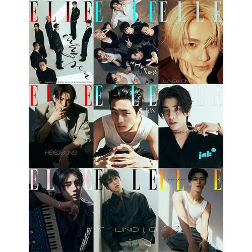 [Pre-Order] ELLE Magazine 2025-04 [Cover : ENHYPEN]