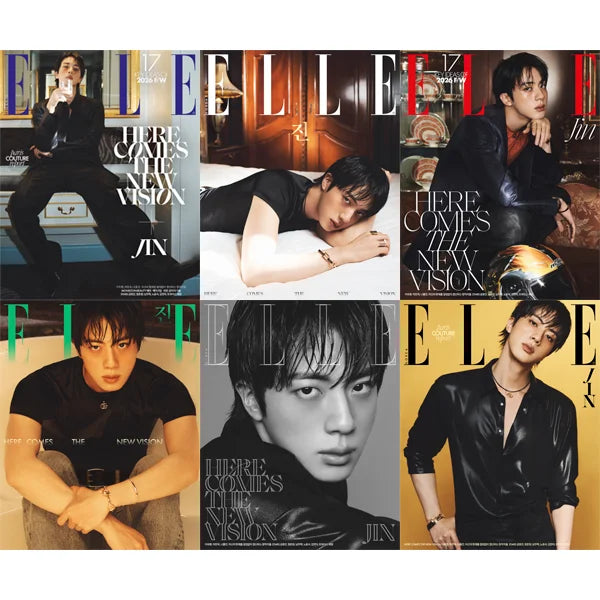 [Pre-Order] ELLE Magazine 2026-08 [Cover : Jin] (Set Ver.)