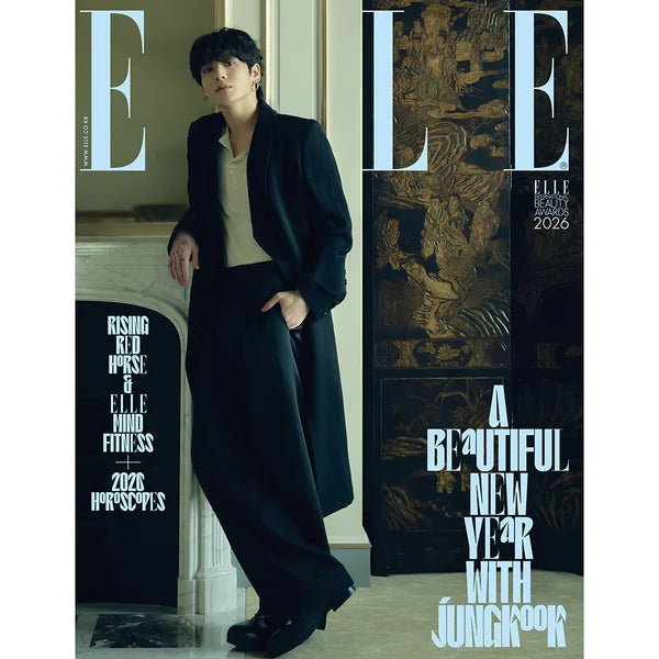 [Pre-Order] ELLE Magazine 2026-1 [Cover : Jungkook]
