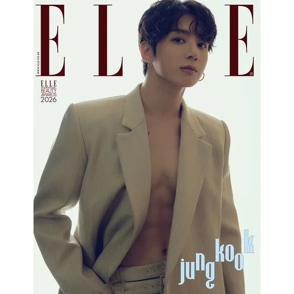 [Pre-Order] ELLE Magazine 2026-1 [Cover : Jungkook]