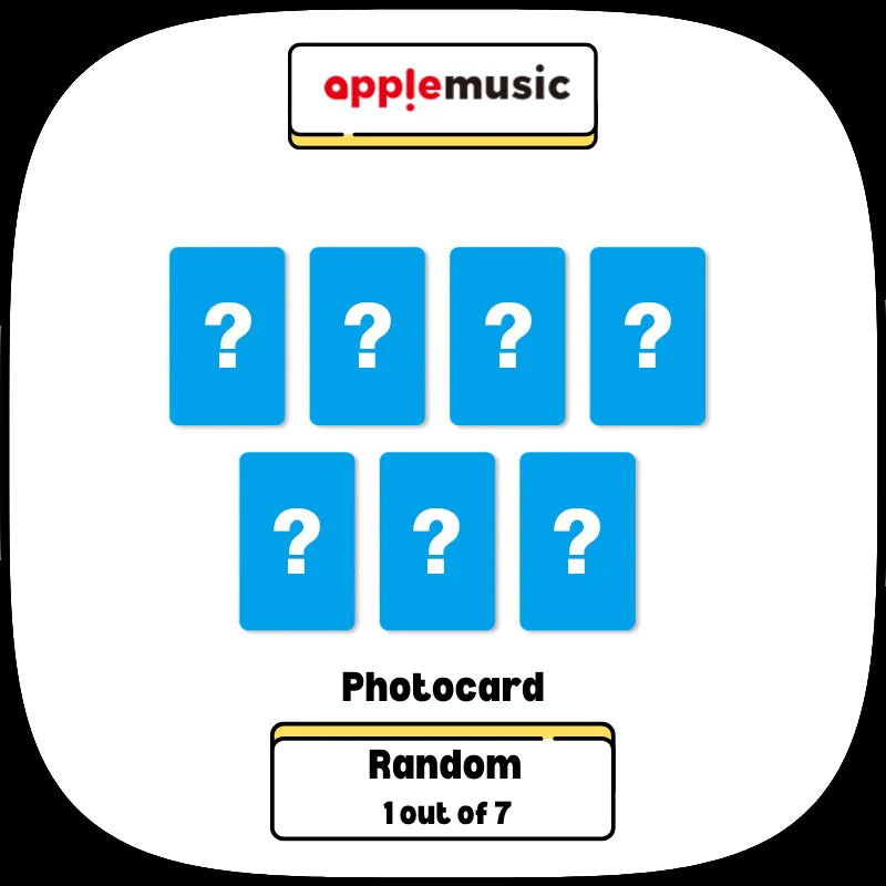 ENHYPEN 7th Mini Album - THE SIN : VANISH + APPLEMUSIC Photocard