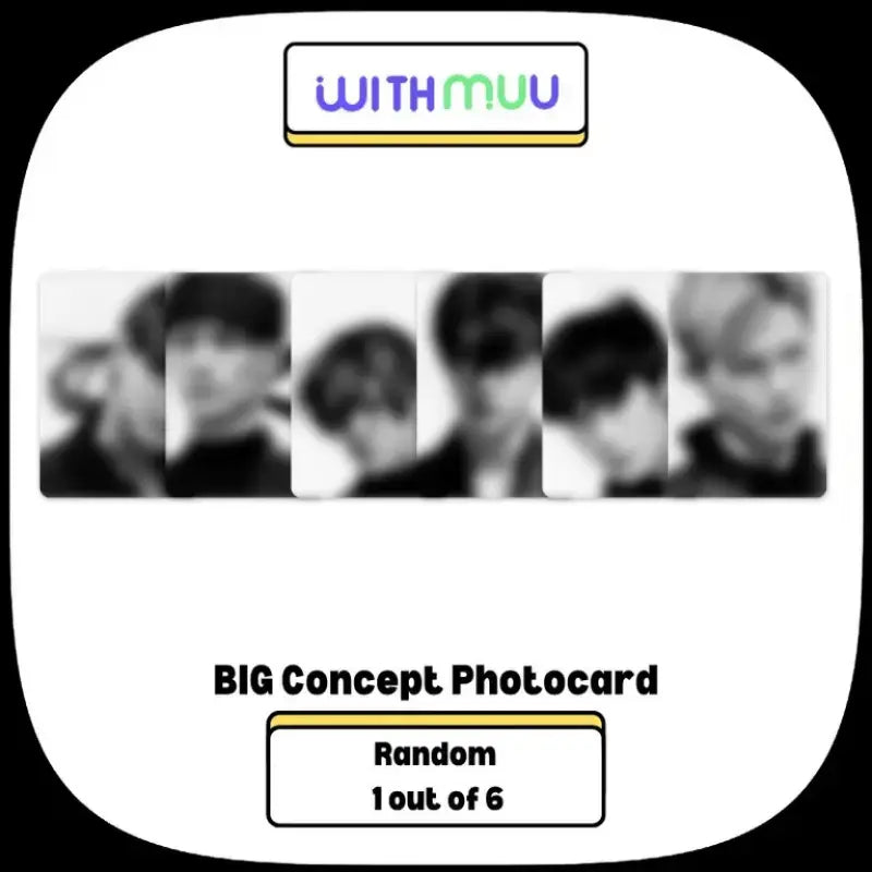 ENHYPEN 8th Mini Album - THE SIN : BLISS + WITHMUU Photocard