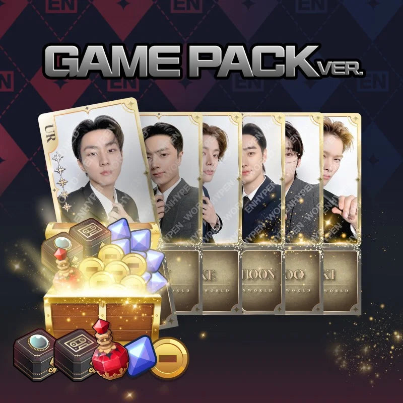 [Pre-Order] ENHYPEN World Coupon Card Collection (News Room Game Pack Ver.)