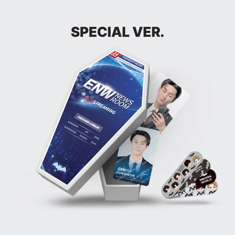 [Pre-Order] ENHYPEN World Coupon Card Collection (News Room Special Ver.)